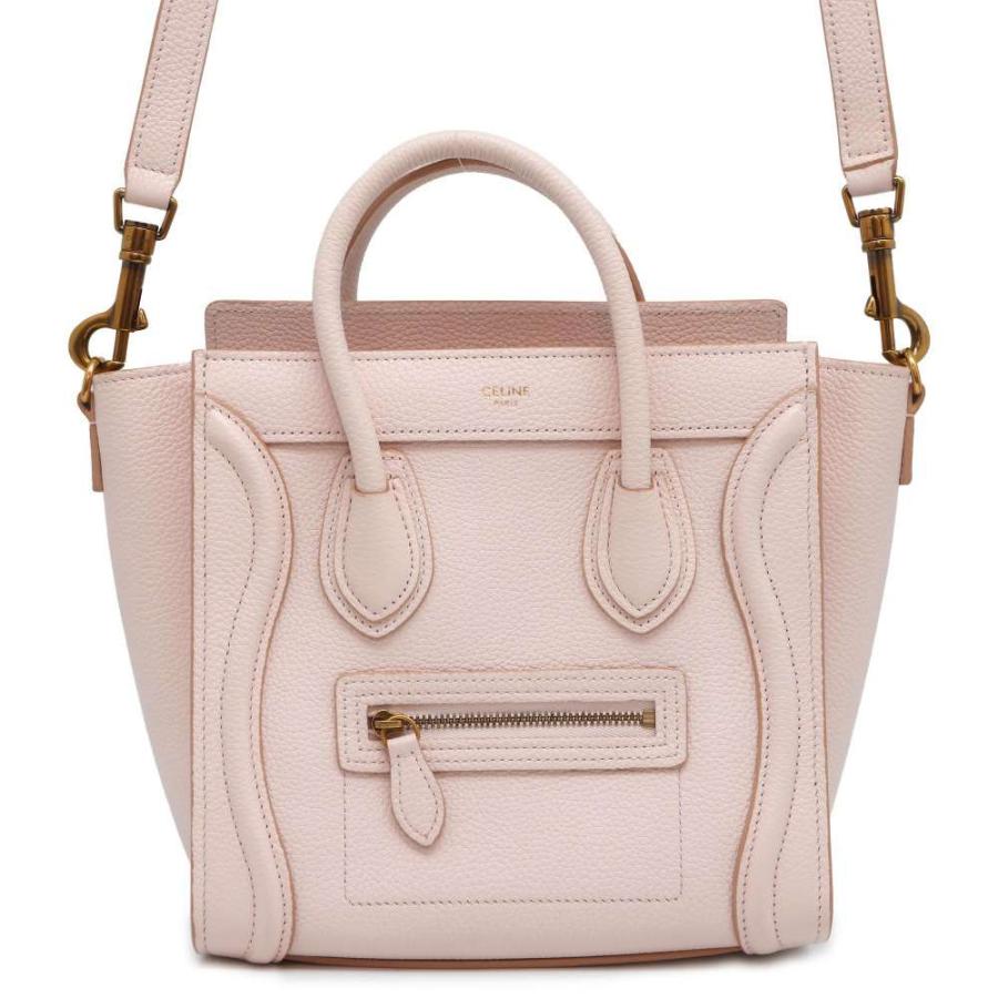 セリーヌ ハンドバッグ ラゲージ ナノ レザー 189243 CELINE バッグ 