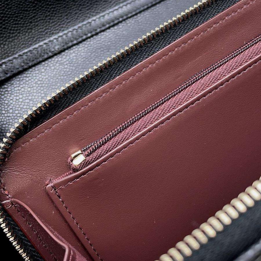 シャネル　財布 楽天市場】シャネル ラウンドファスナー 長財布 f-21276 ブラック
