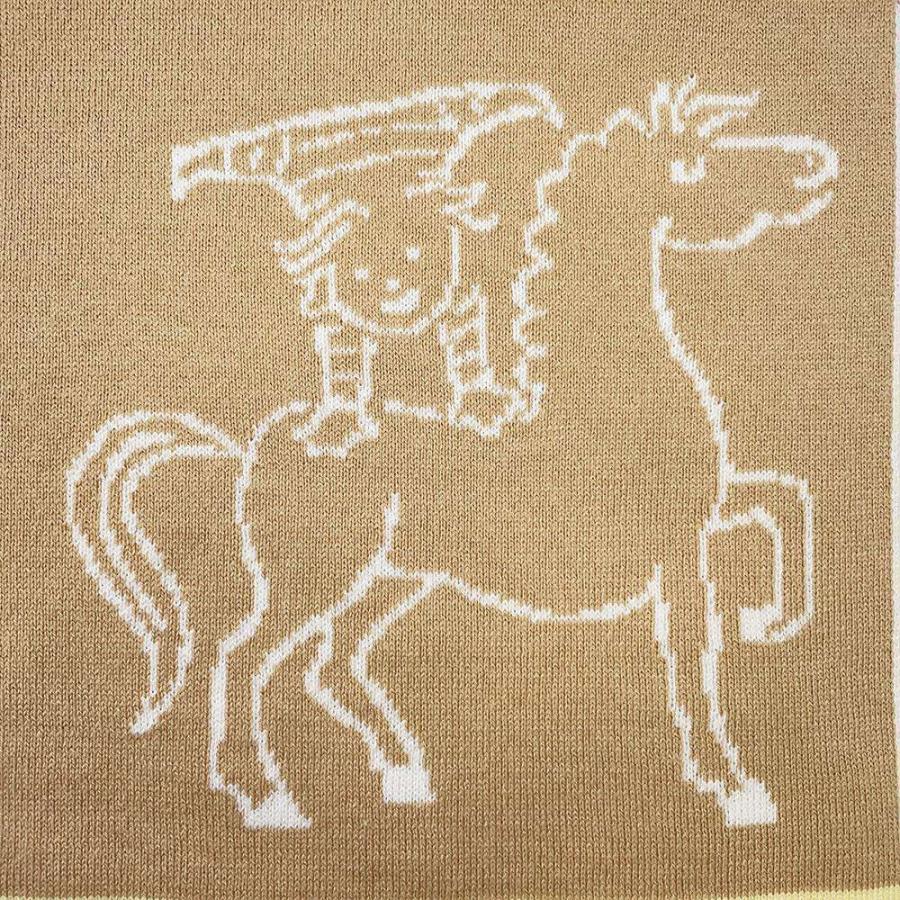 エルメス ブランケット プレード カブリオル コットン HERMES ベビー