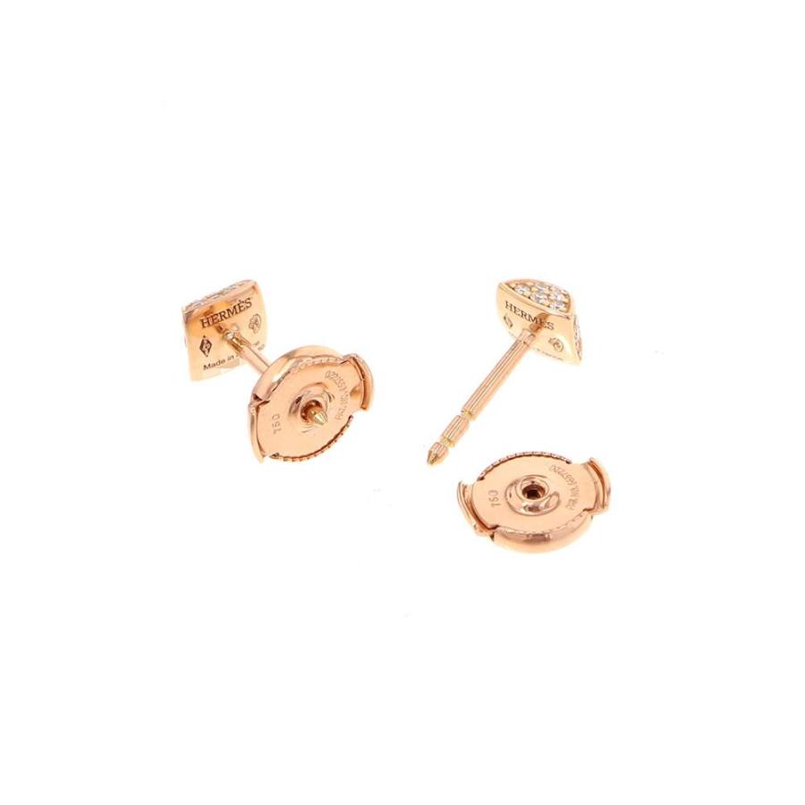 ☆エルメス ピアス クルー・ドゥ・H ダイヤモンド 48P 0.02ct ☆エルメス ピアス クルー・ドゥ・H ダイヤモンド 48P 0.02ct