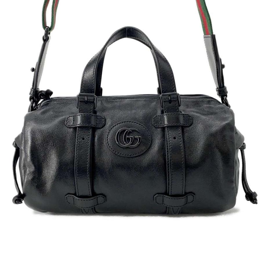 グッチ ハンドバッグ ダブルG スモール ダッフル レザー 725701 グッチ ハンドバッグ ダブルG スモール ダッフル レザー 725701