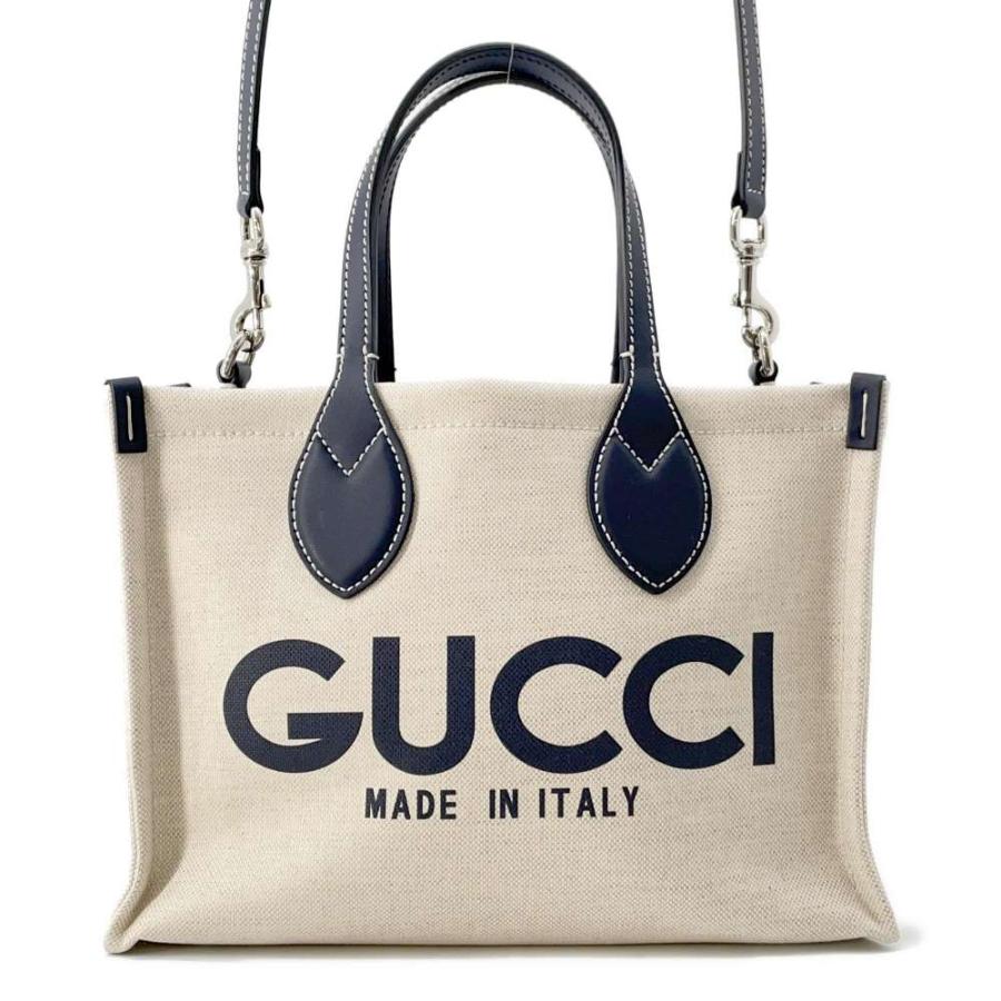 ☆グッチ ハンドバッグ プリント ミニ キャンバス 772144 GUCCI 2way 