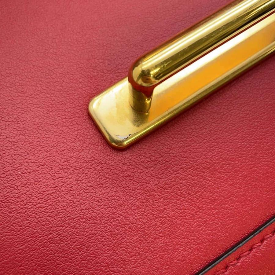 プラダ チェーンショルダーバッグ ロゴ レザー 1BL004 PRADA べ 