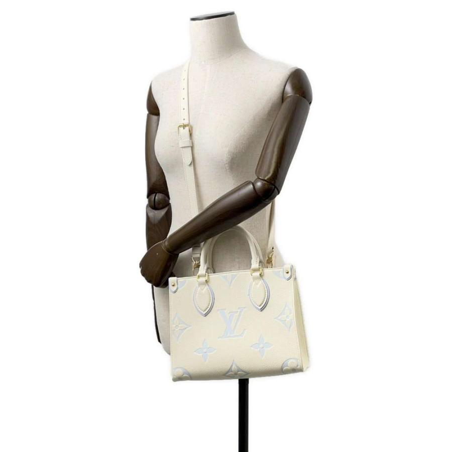 現行美品 ルイヴィトン アンプラント オンザゴーpm 2way ハンドバッグ ルイヴィトン ハンドバッグ バイカラー モノグラム・アンプラント