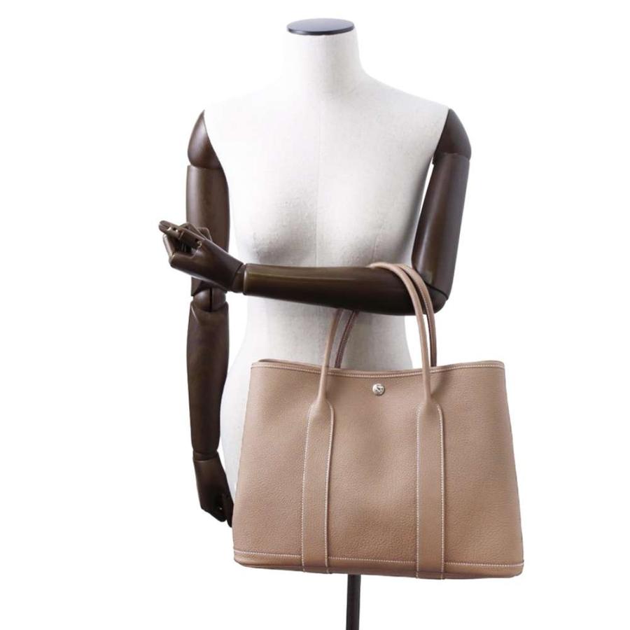 エルメス トートバッグ ガーデンパーティPM エトゥープ/シルバー金具
