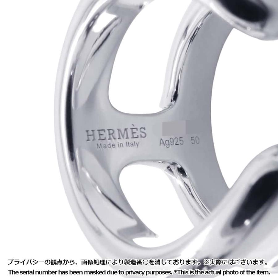 エルメス リング オスモズPM Osmose SV925シルバー リングサイズ50 