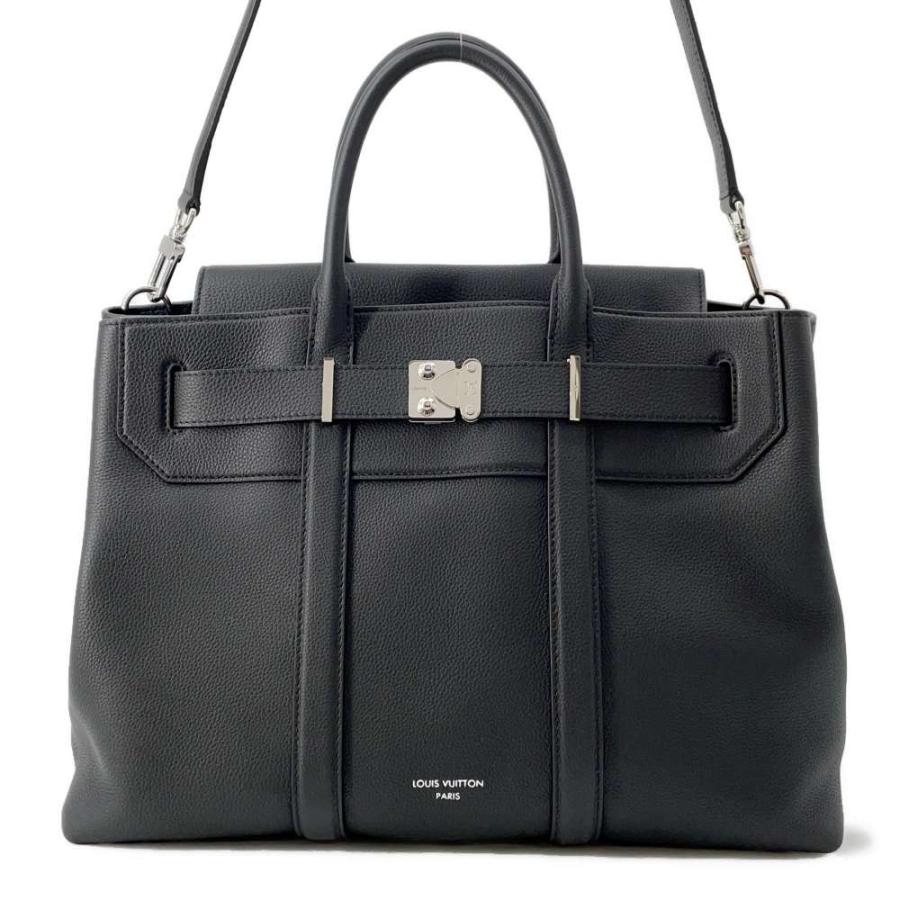 Louis Vuitton 黒 エピレザー トートバッグ　ビジネス LOUIS VUITTON ルイヴィトン デュプレックス エピ トートバッグ