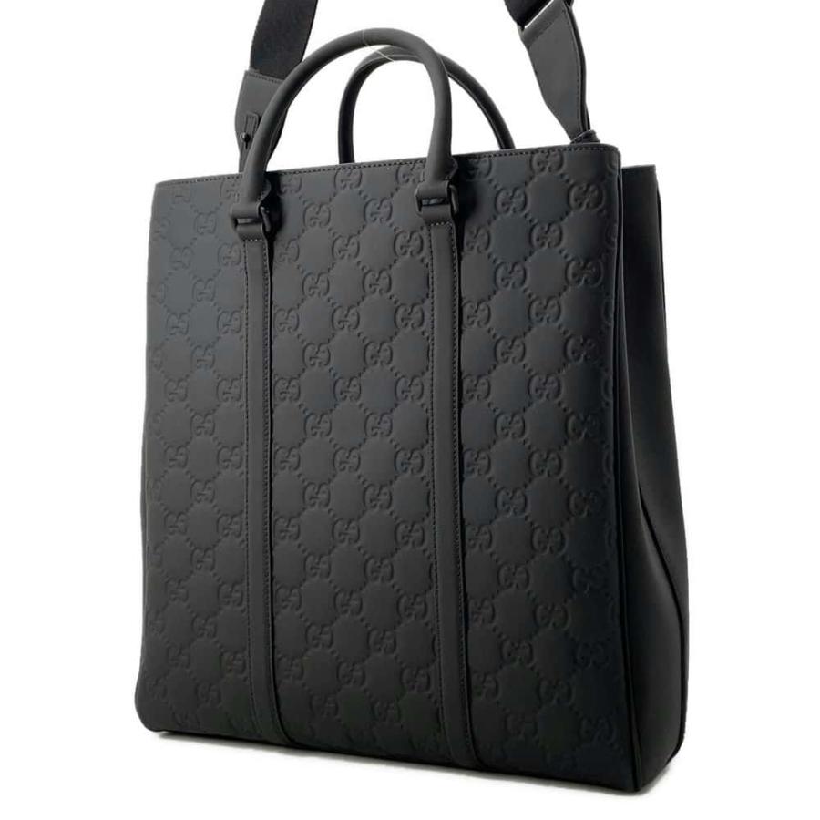 グッチ トートバッグ GG ラバーエフェクト レザー 771238 GUCCI 2way