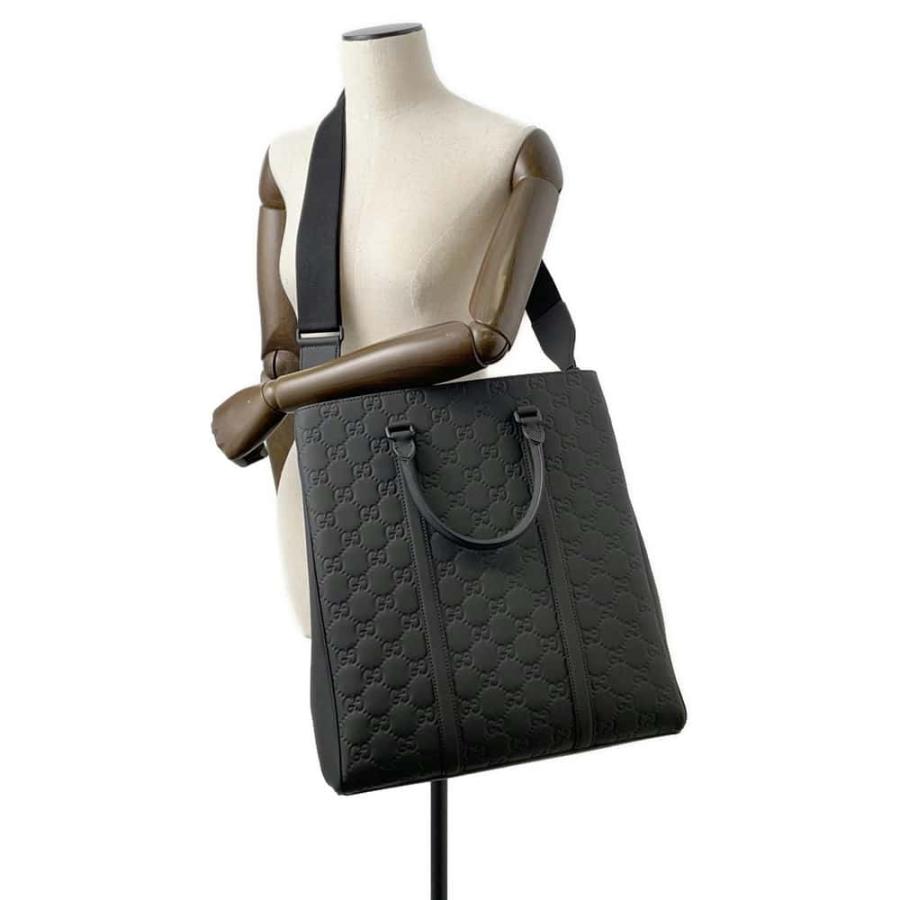 グッチ トートバッグ GG ラバーエフェクト レザー 771238 GUCCI 2way