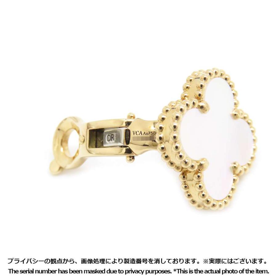 ヴァンクリーフ&アーペル ヴィンテージアルハンブラ マザーオブパール ピアスYG ヴァンクリーフ&アーペル ピアス ヴィンテージ アルハンブラ