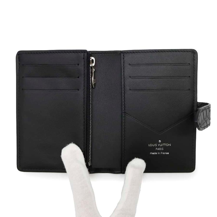 ルイヴィトン 二つ折り財布 トリヨンレザー/アリゲーター LV ルイヴィトン 二つ折り財布 トリヨンレザー/アリゲーター LV