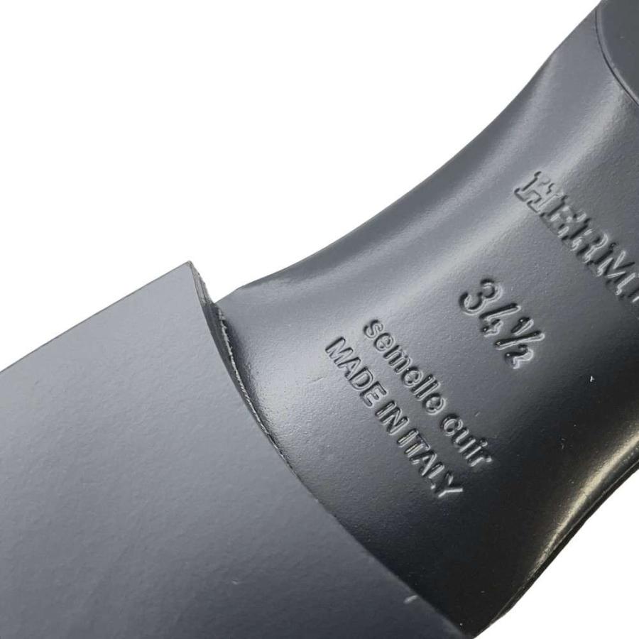 エルメス モカシン パリ シェーヴル・ヴェロア レディースサイズ34 1/2 