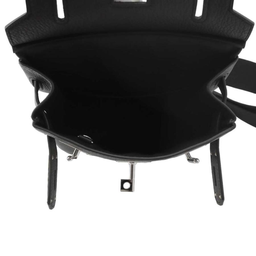 エルメス ボディバッグ ケリー アッカドPM ブラック/シルバー金具 トゴ