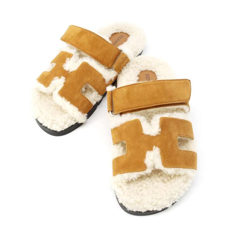 Hermes エルメスサンダルシプレ ムートン