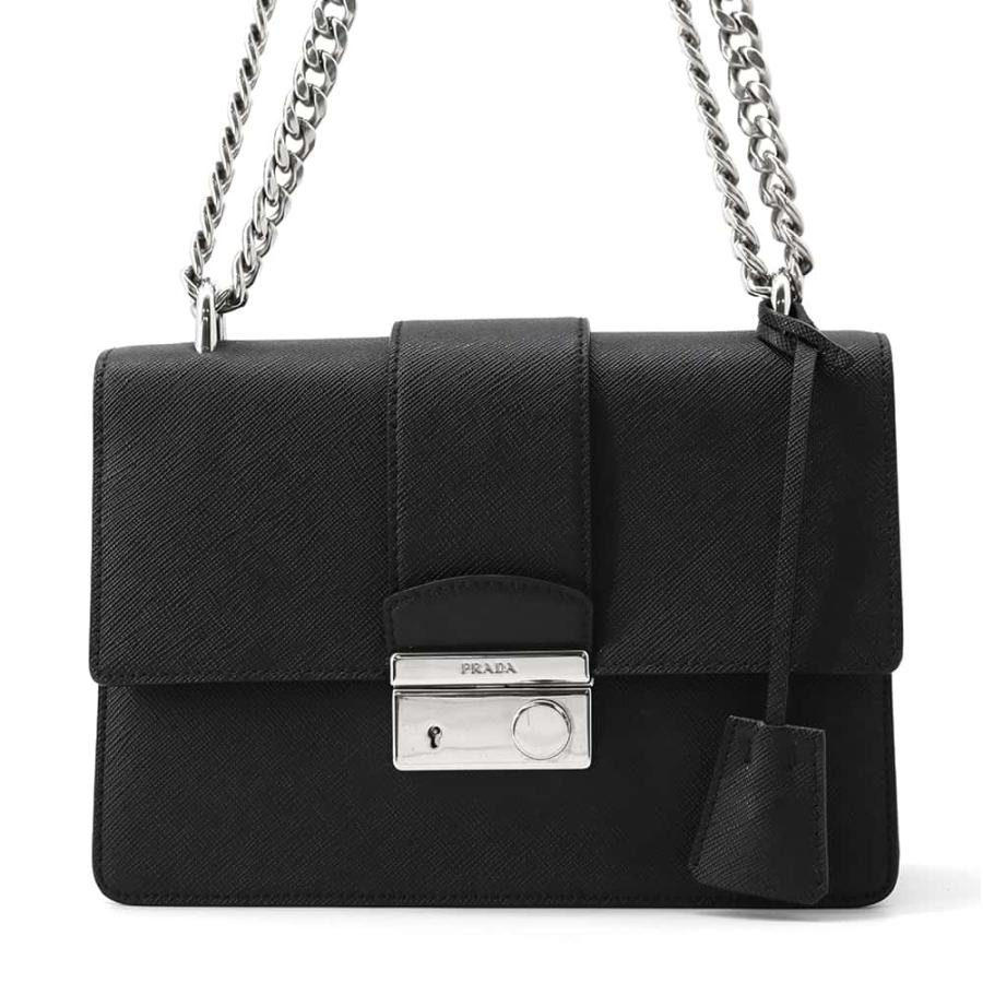 プラダ チェーンショルダーバッグ サフィアーノ レザー 1BD034 PRADA