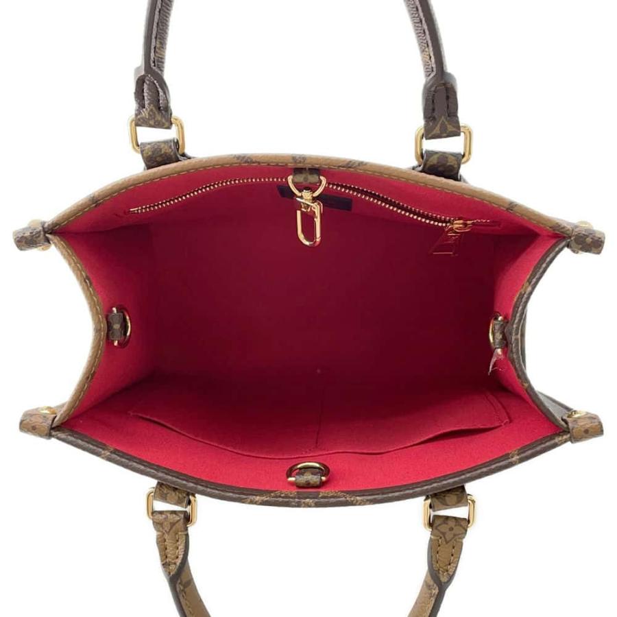 LOUIS VUITTON オンザゴー トートバッグ リバーシブル ルイヴィトン ハンドバッグ モノグラム・リバース オンザゴーPM M46373