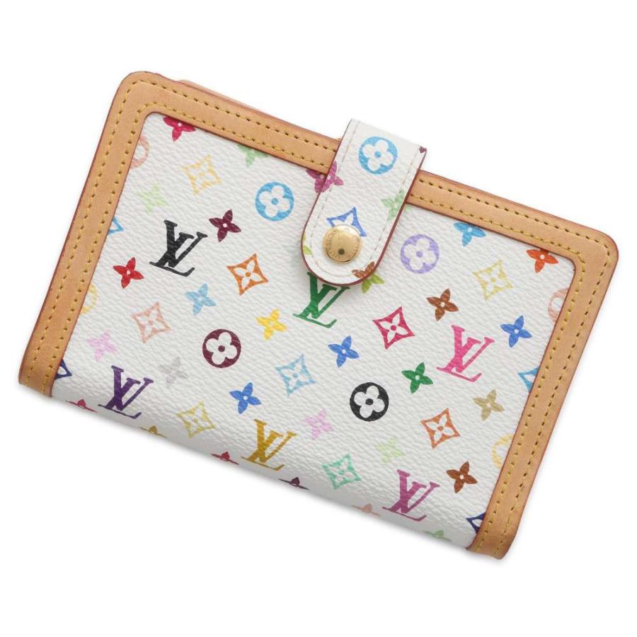 【鑑定済⭐美品】ルイヴィトン モノグラム ポルトフォイユ ヴィエノワ ルイヴィトン 二つ折り財布 モノグラム・マルチカラー ポルトフォイユ