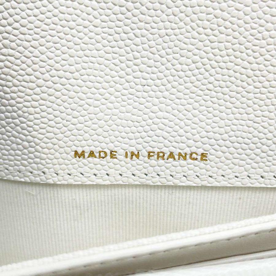 シャネル 長財布 クラシック ロング フラップ ウォレット マトラッセ ココマーク キャビアスキン AP0241 財布 白 シャネル 長財布 クラシック ロング フラップ ウォレット マトラッセ