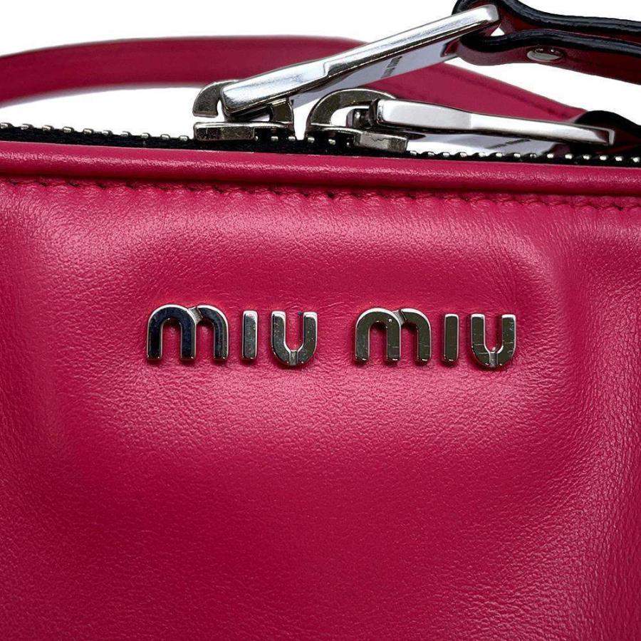 ミュウミュウ ハンドバッグ ミニボストン レザー 5BH152 MIUMIU 2way