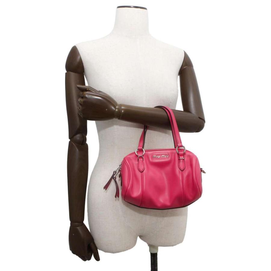 ミュウミュウ ハンドバッグ ミニボストン レザー 5BH152 MIUMIU 2way