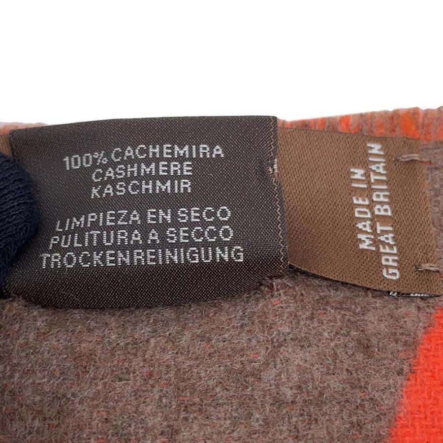 エルメス マフラー ブックルカマイユ カシミヤ HERMES フリンジ  