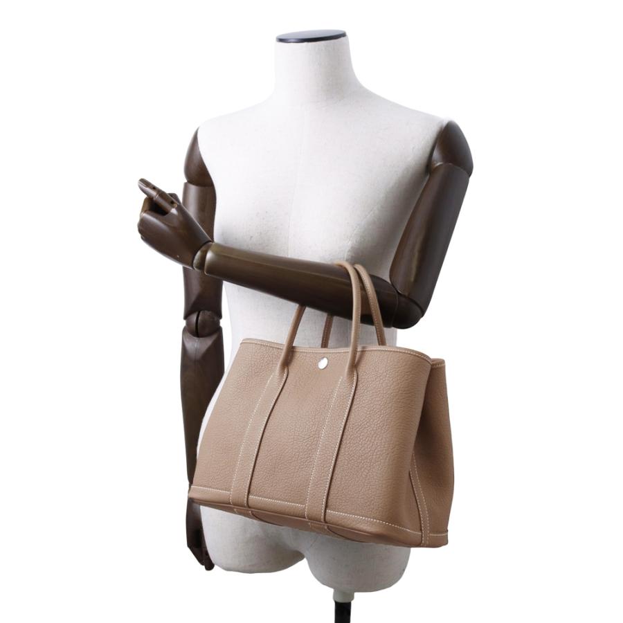 エルメス トートバッグ ガーデンパーティTPM エトゥープ/シルバー金具