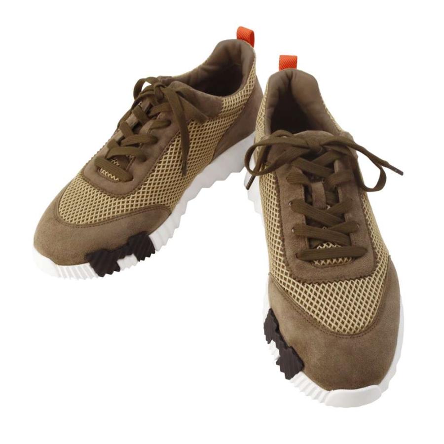 エルメス スニーカー バウンシング メッシュ・グラフィック ベロア