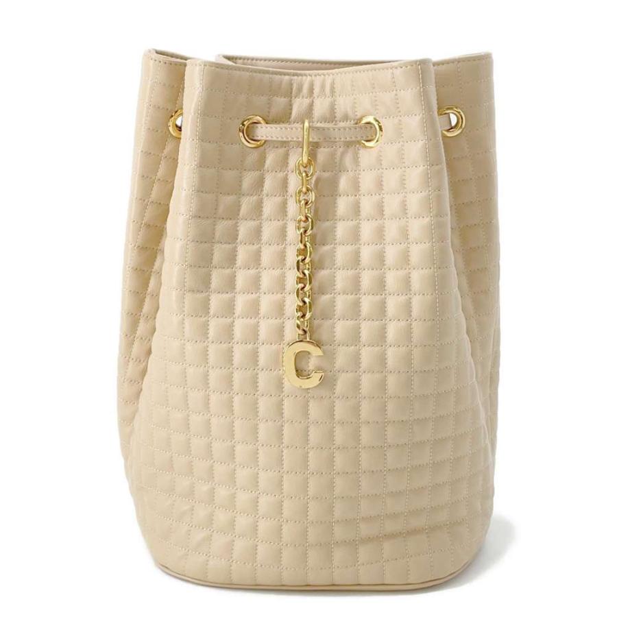☆セリーヌ バックパック Cチャーム レザー スモール 188373 CELINE 