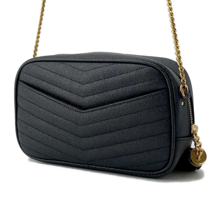 SAINT LAURENT PARIS / サンローランパリ | Lou mini 612579 ルー ミニ チェーン ショルダーバッグ | ブラック | レディース 楽天市場】サンローランパリ チェーンショルダーバッグ ルー LOU
