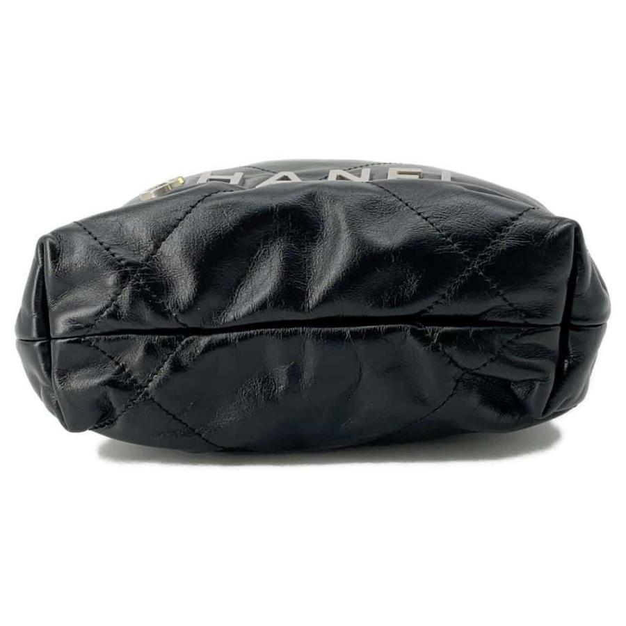 シャネル ハンドバッグ CHANEL 22 ミニ ココマーク カーフレザー  