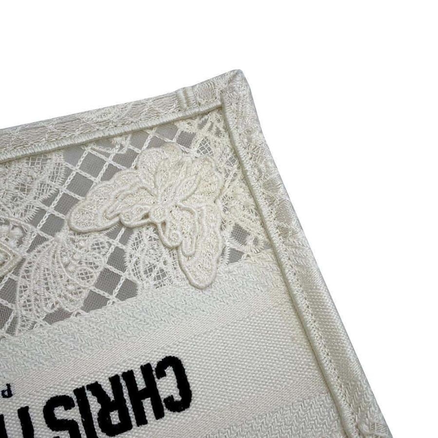 クリスチャン・ディオール ハンドバッグ ブックトート バタフライ刺繍