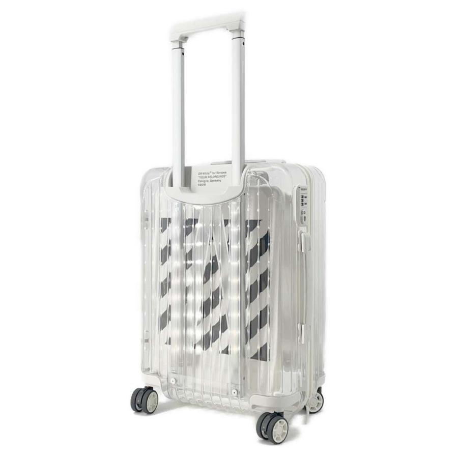 RIMOWA　ホワイト　キャリーケース リモワ キャリーケース オフ‐ホワイトコラボ シースルー 36L
