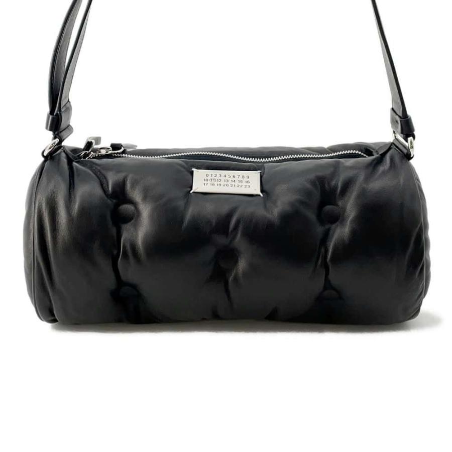 Maison Margiela メゾン マルジェラ グラムスラム ピロー ショルダーバッグ SB1WG0048 レザー ブラック  レディース【中古】 メゾンマルジェラ ショルダーバッグ グラムスラム ピロー レザー
