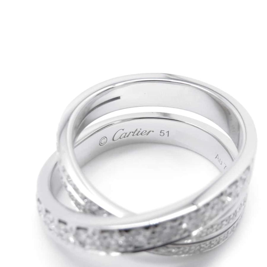 カルティエ リング エタンセル ドゥ ダイヤモンド 81P 約0.66ct K18WG 