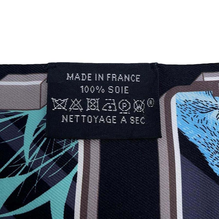 専用　HERMES エルメス シルク ツイリー ストーリー ネイビー 2023 エルメス スカーフ ツイリー ストーリー HERMES STORY シルク