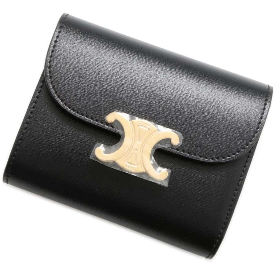 セリーヌ 三つ折り財布 トリオンフ スモール フラップウォレット  