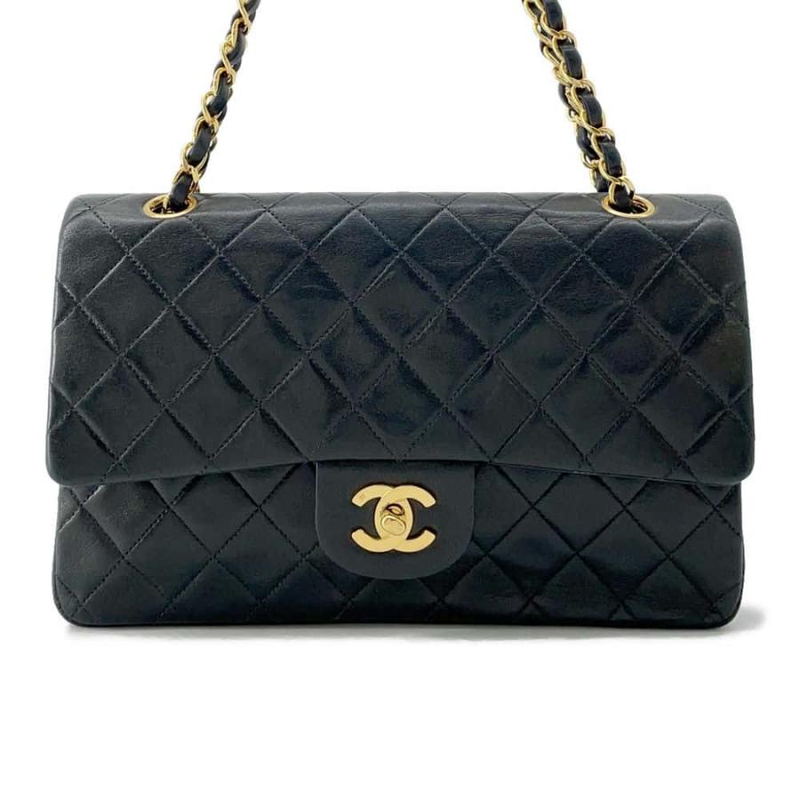 シャネル チェーンショルダーバッグ マトラッセ25 ココマーク  