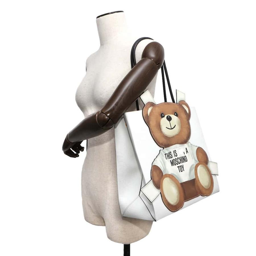 モスキーノ トートバッグ テディベアパネル PVC A75458210 MOSCHINO 
