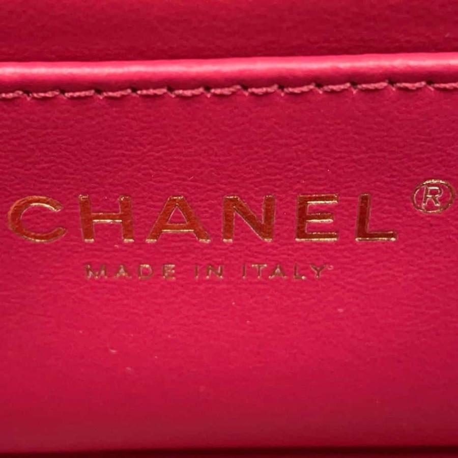 カメリア　CHANEL ミニマトラッセ ラムスキン レア シャネル 希少 シャネル チェーンショルダーバッグ ミニ マトラッセ ココマーク