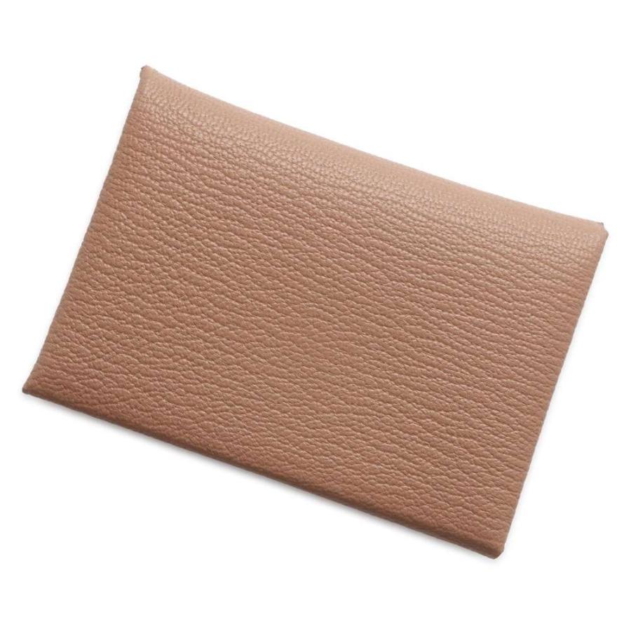 エルメス コインケース カルヴィ デュオ チャイ/シルバー金具 エプソン