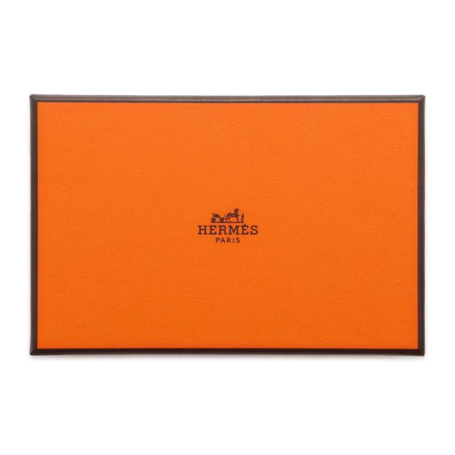 エルメス コインケース カルヴィ デュオ チャイ/シルバー金具 エプソン
