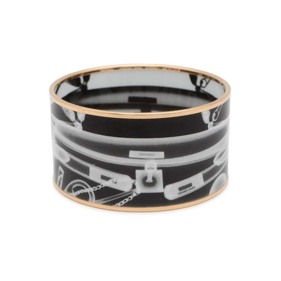 エルメス バングル エマイユTGM チェックイン Check-In HERMES 七宝