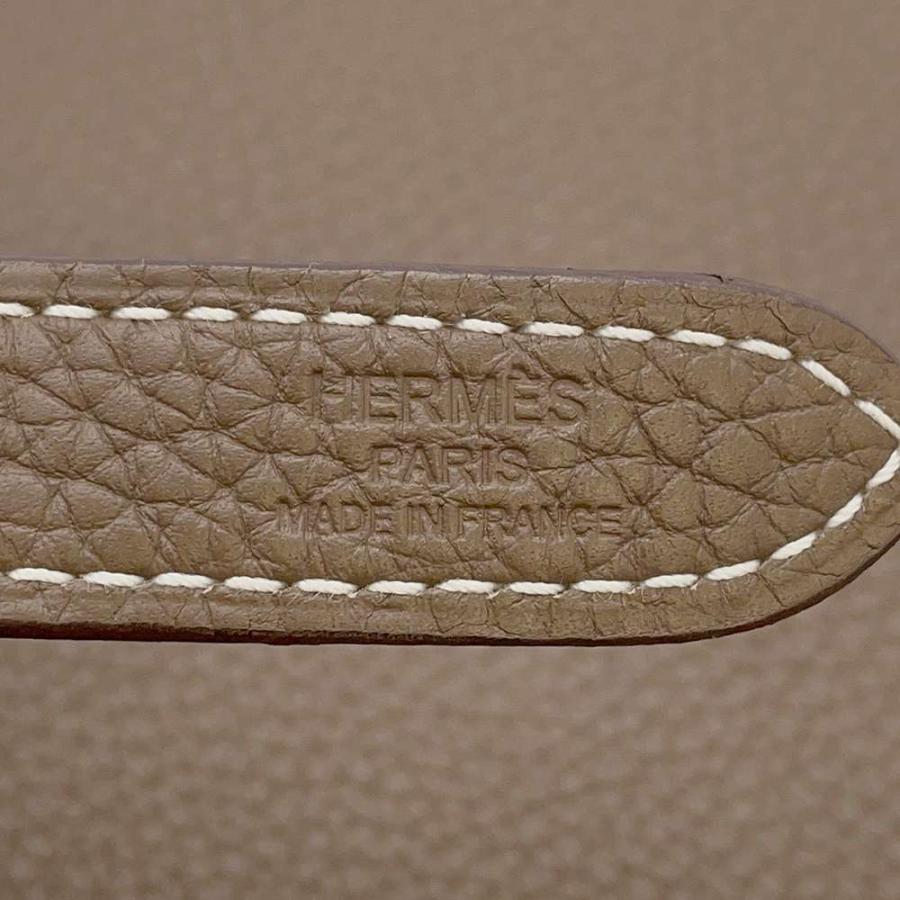 エルメス ショルダーバッグ シルキーシティPM エトゥープ/シルバー金具