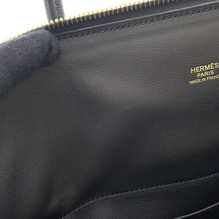 HERMES エルメス ボリード31 トリヨンクレマンス レザー 2WAY ハンド ショルダーバッグ ゴールド金具 ブラック Z刻 HERMES（エルメス） ボリード31 ボディロン トリヨンクレマンス