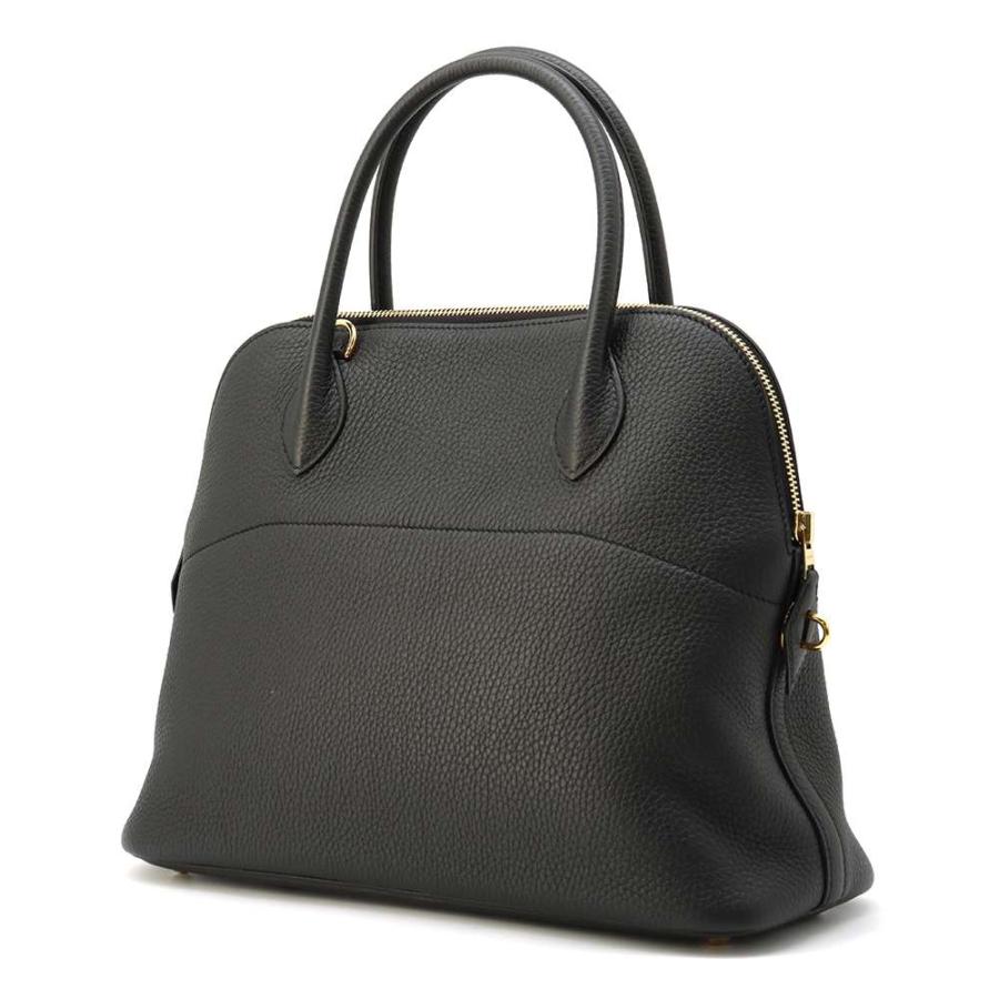 HERMES エルメス ボリード31 トリヨンクレマンス レザー 2WAY ハンド ショルダーバッグ ゴールド金具 ブラック Z刻 エルメス ハンドバッグ ボリード31 ブラック/ゴールド金具 トリヨン