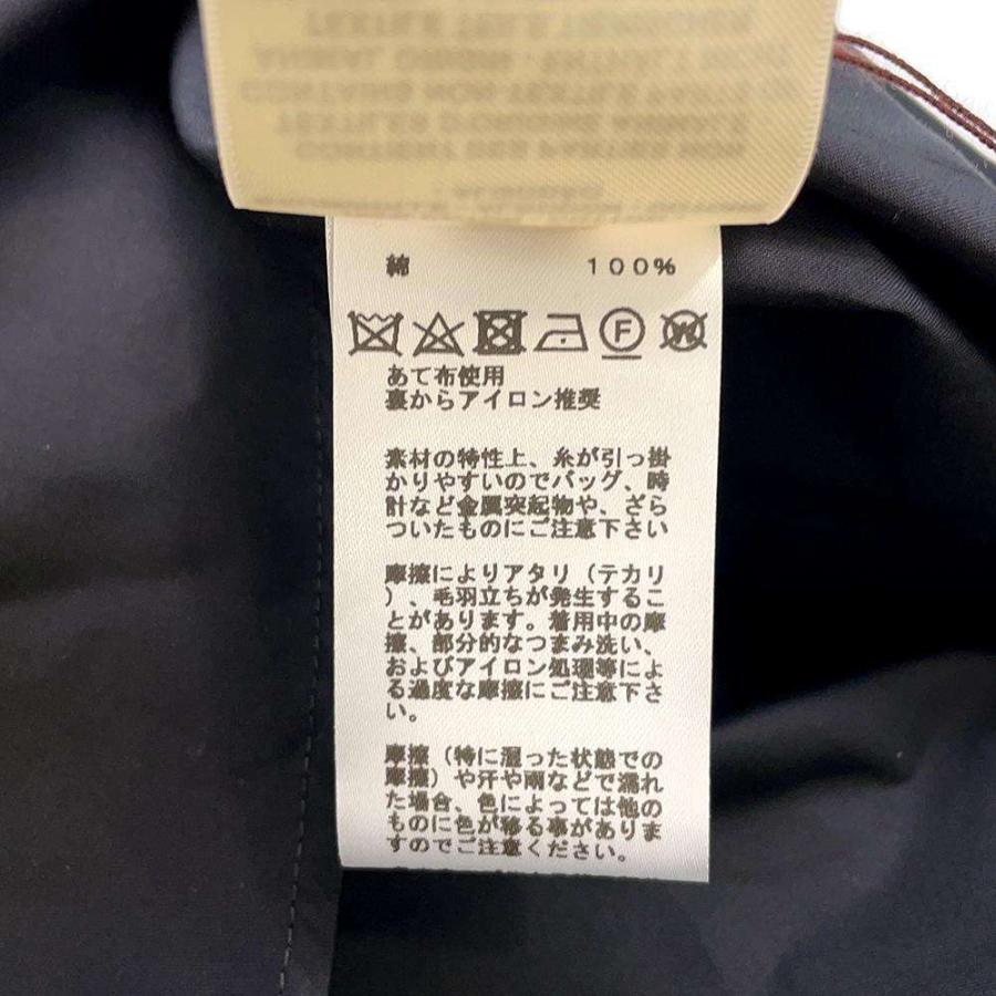 エルメス ワンピース フリル襟 ジップアップ ドレス コットン 