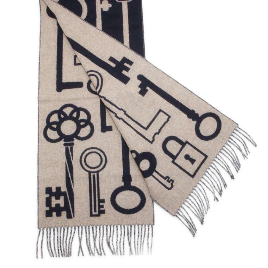 エルメス マフラー カザック・キーコレクション カシミヤ HERMES 2024  