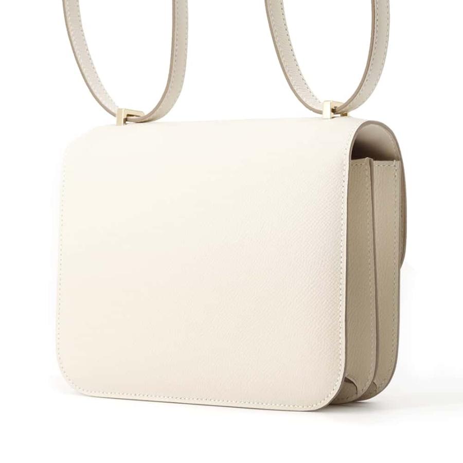 エルメス HERMES コンスタンス3 ミニ18 コンスタンス 3 ミニ 18 バッグ ショルダーバッグ エプソン ホワイト 白 ゴールド金具 ヴォーエプソン HERMES - エルメス HERMES コンスタンス3 ミニ18 コンスタンス 3 ミニ