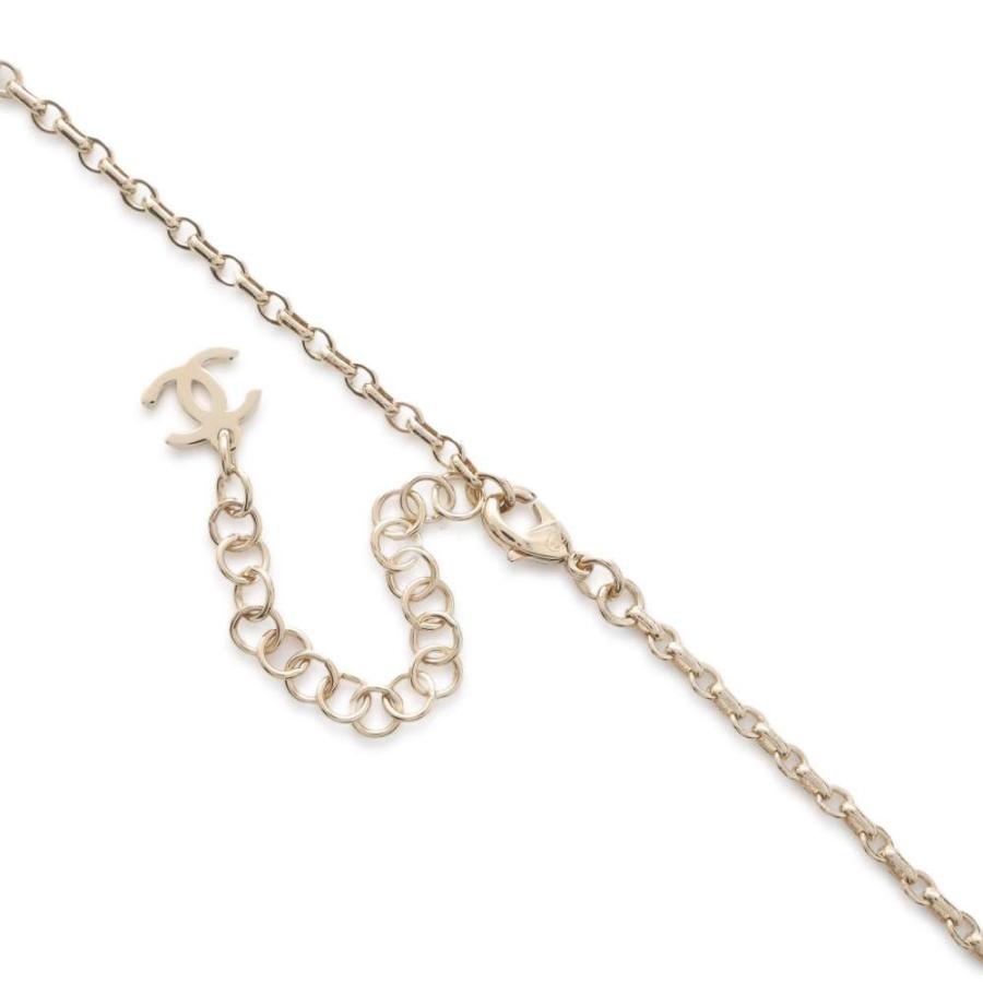 CHANEL ココマーク　10A ネックレス　ストーン　ゴールド　シャネル シャネル ネックレス ココマーク ラインストーン I23 K ABC147 CHANEL