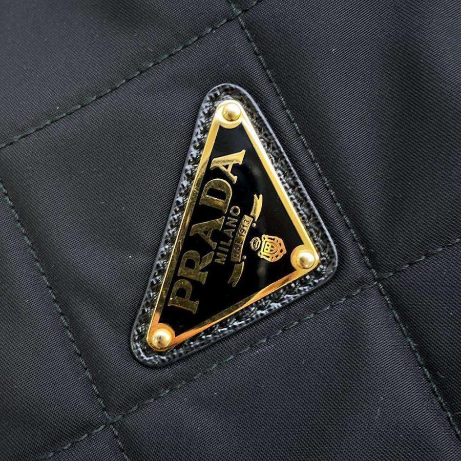 ◆SALE◆　■未使用■現行品■　プラダ  チェーン Re-Nylon スモール トート バッグ 1995 テスート ブラック 1BG468 【241390】□ 楽天市場】【10%OFF】 プラダ ショルダーバッグ スモール チェーン